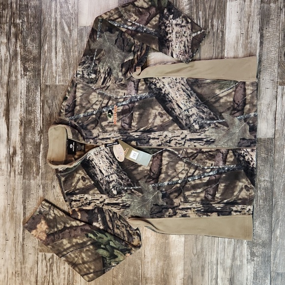 Mossy Oak Other - Mossy Oak Break-up Country Camouflage Full Zip Fleece Jacket Mens XL NWT